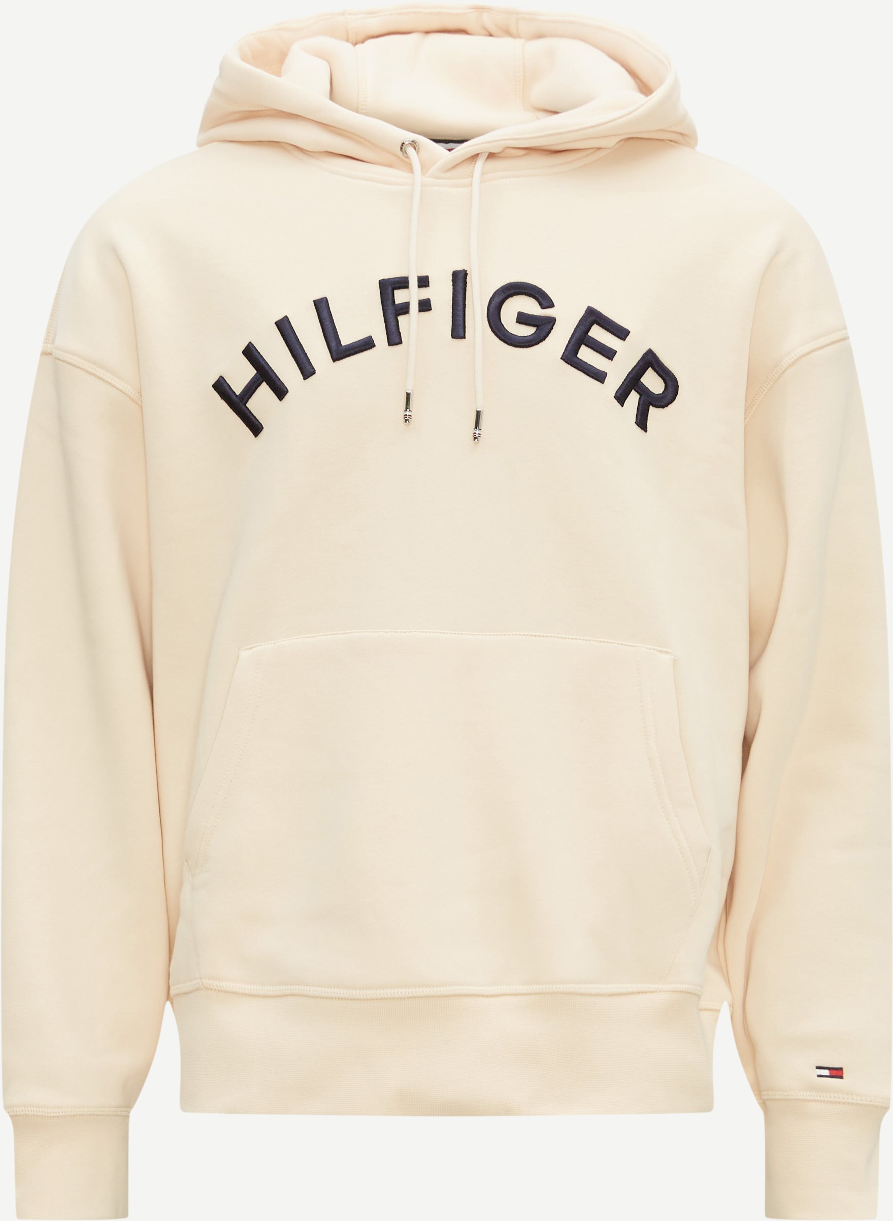 Tommy Hilfiger Sweatshirts 31070 HILFIGER ARCHED HOODY Hvid